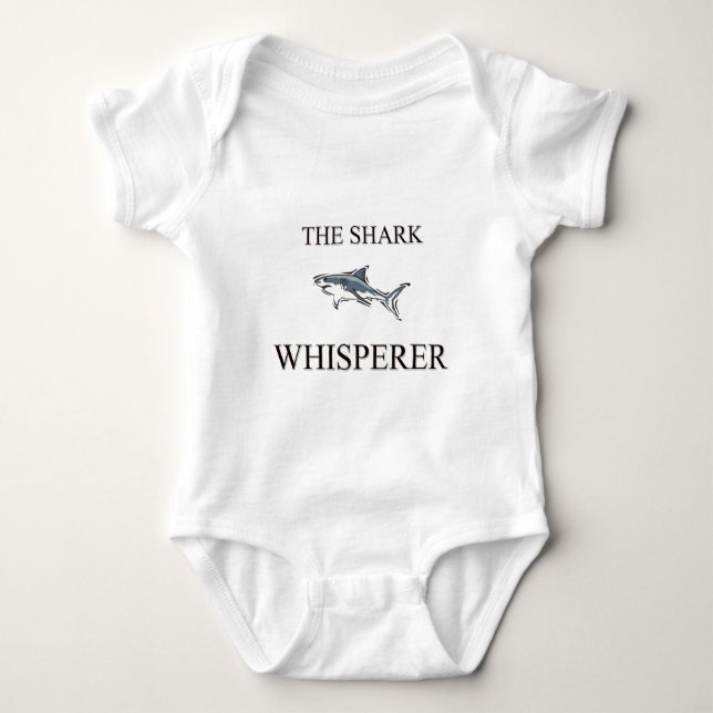 The Shark Whisperer Baby Bodysuit (Front)