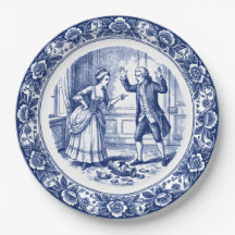 The Shattered Vase Paper Plate