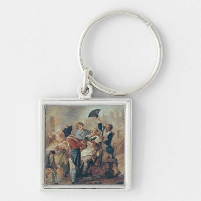The Shaving Mug of Lille, 1793 Keychain (Front)