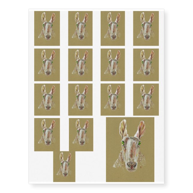 The Sheep Temporary Tattoos (Front)