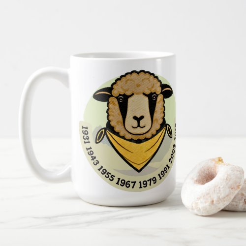 The Sheep Through Generations  Coffee Mug