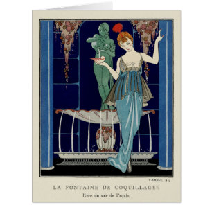  The Shell Fountain  by George Barbier