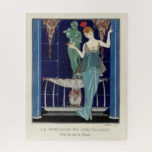 The Shell Fountain by George Barbier Jigsaw Puzzle