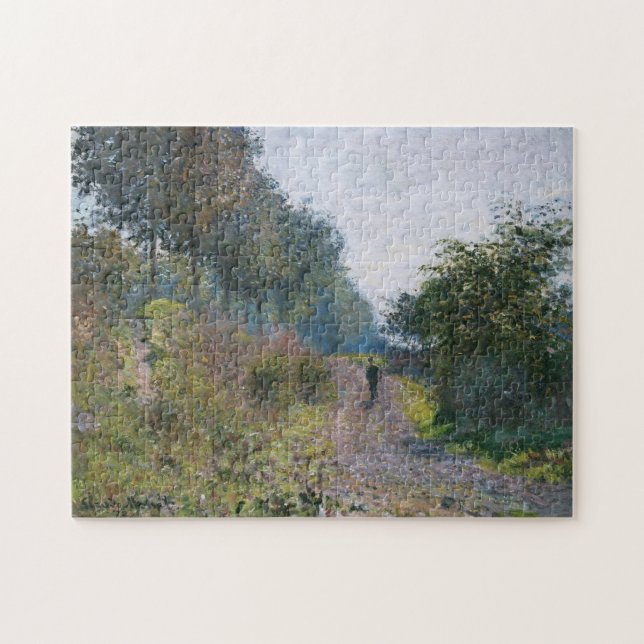The Sheltered Path Monet Fine Art Jigsaw Puzzle (Horizontal)