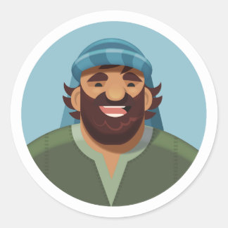 The Shepherd's Song Stickers: John Classic Round Sticker