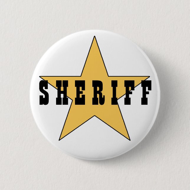 The Sheriff's Badge Button (Front)
