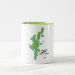The Shetland Islands Map Two-tone Coffee Mug at Zazzle