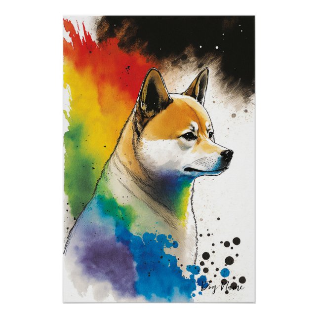 The Shiba Inu Dog - Composition 004 Poster (Front)