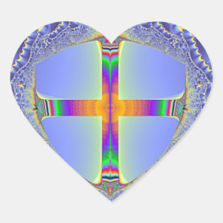 "The Shield" - Fractal Design Heart Sticker