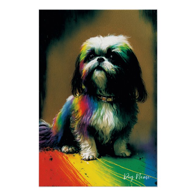 The Shih Tzu Dog - Composition 003 Poster (Front)