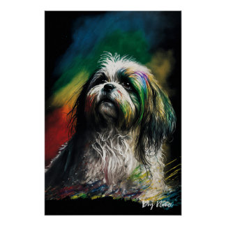 The Shih Tzu Dog - Composition 007 Poster