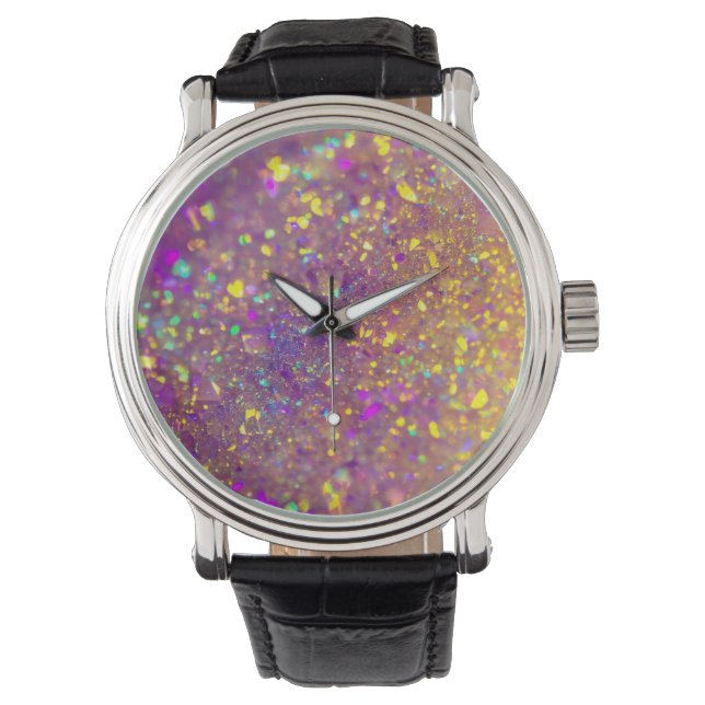 The shining Holographic Opal   Watch (Front)