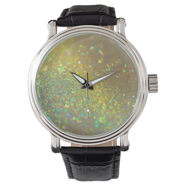 The shining Holographic Opal   Watch (Front)