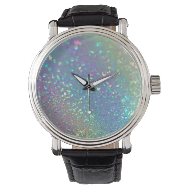 The shining Holographic Opal   Watch (Front)