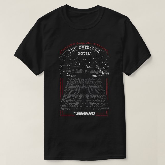 The Shining Overlook Hotel Maze T-Shirt (Design Front)