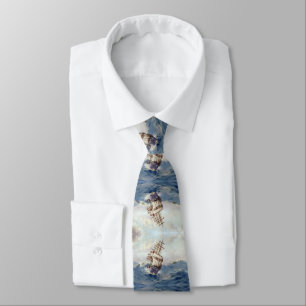 The Ship Portpatrick 1900s Neck Tie