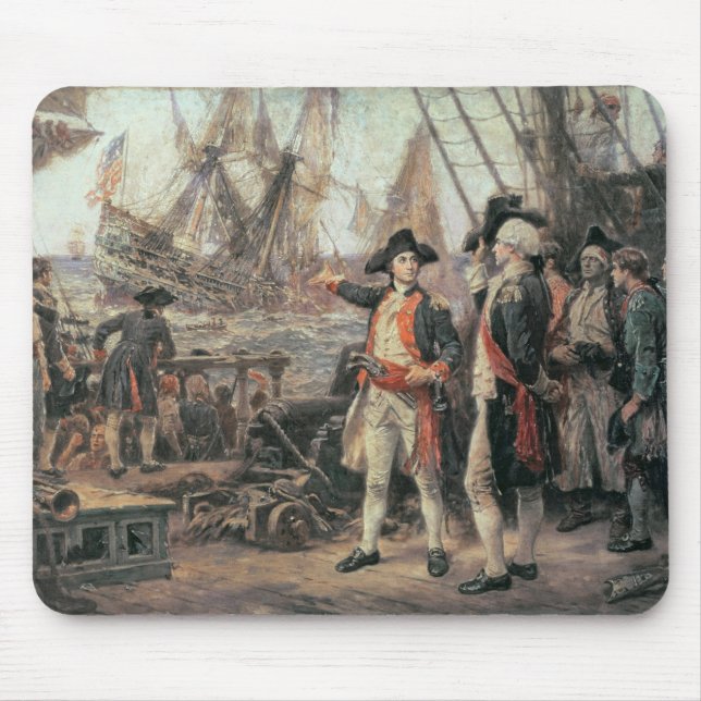The ship that sank the Victory, 1779 Mouse Pad (Front)
