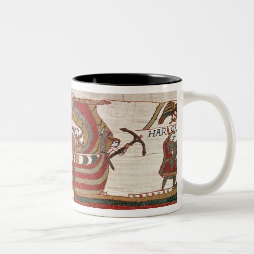 The Ships are Blown by the Winds Two_Tone Coffee Mug