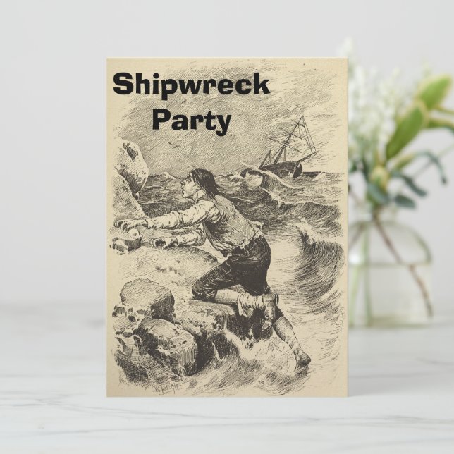 The Shipwreck 2 Invitation (Standing Front)