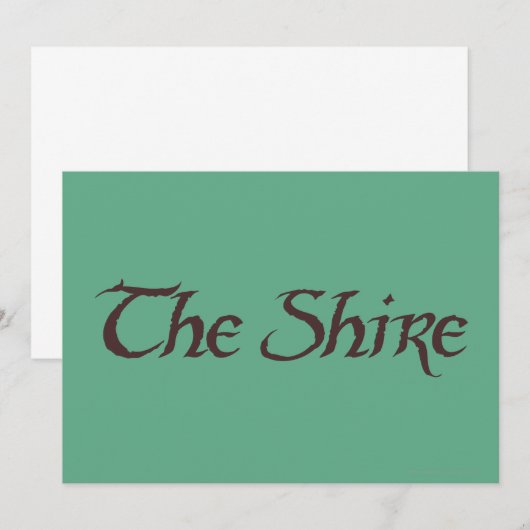THE SHIRE™ Name Solid (Front/Back)