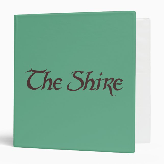 THE SHIRE™ Name Solid 3 Ring Binder (Front/Inside)