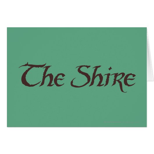 THE SHIRE™ Name Solid Cards (Front Horizontal)