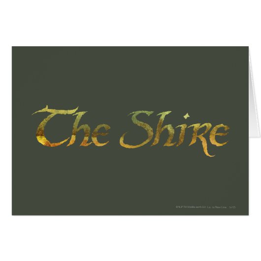 THE SHIRE™ Name Textured Cards (Front Horizontal)