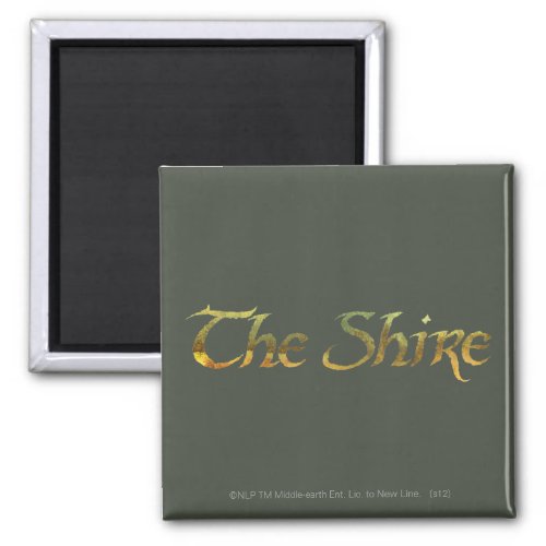 THE SHIRE Name Textured Magnet