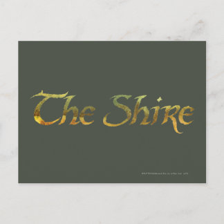 THE SHIRE™ Name Textured Postcard