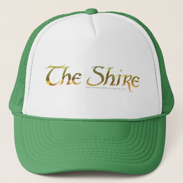 THE SHIRE™ Name Textured Trucker Hat (Front)