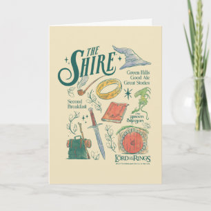 THE SHIRE™ Watercolor Collage Graphic Card