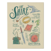THE SHIRE™ Watercolor Collage Graphic