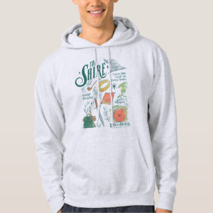 THE SHIRE™ Watercolor Collage Graphic Hoodie