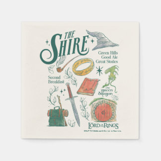 THE SHIRE™ Watercolor Collage Graphic Napkins