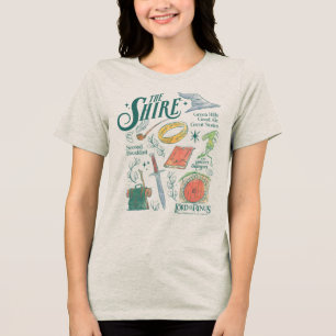 THE SHIRE™ Watercolor Collage Graphic Tri-Blend Shirt