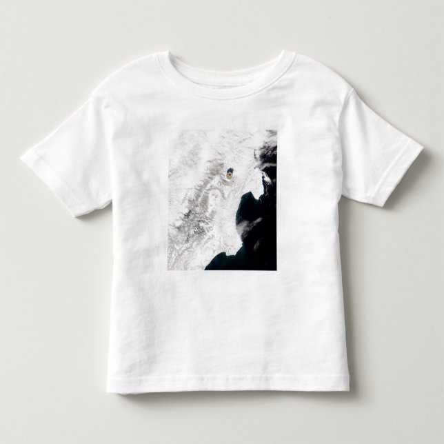 The Shiveluch Volcano in Kamchatka Krai, Russia Toddler T-shirt (Front)