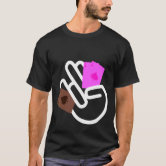 T-shirt Homme Humoristique "2 Inches Pink" - Coton 100%, Taille Régulière, Neuf Avec étiquettes