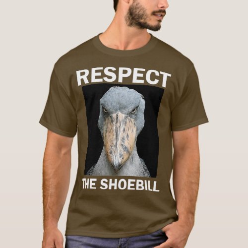 The Shoebill Human Costume Vintage Novelty Gift De T_Shirt