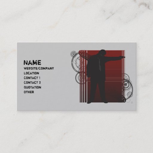 Customizable The Shooter Business Cards