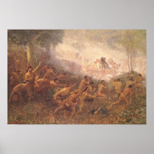 The Shooting of General Braddock Poster