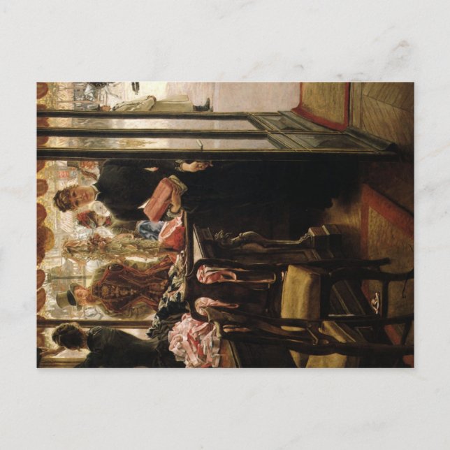 The Shop Girl - Tissot Postcard (Front)