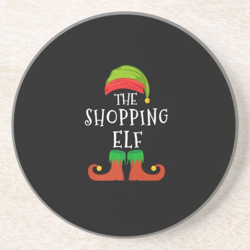 The Shopping Elf Group Matching Family Christmas H Coaster