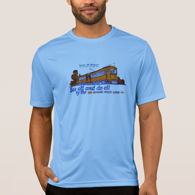 The Shore Fast Line Trolley Service T-Shirt (Front)