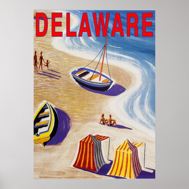 The Shore Vintage Style Poster (Front)