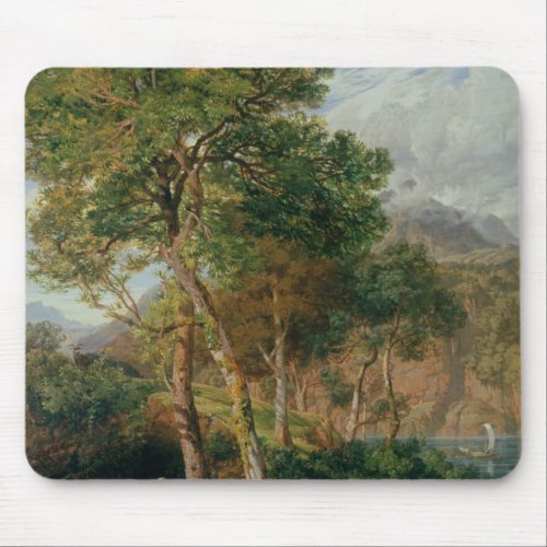 The Shores of Lake Lecco Mouse Pad