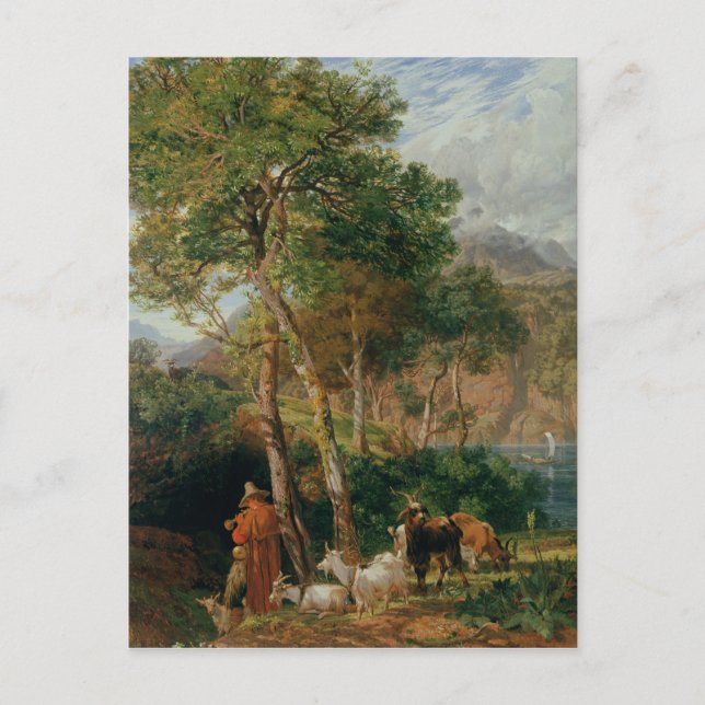 The Shores of Lake Lecco Postcard (Front)