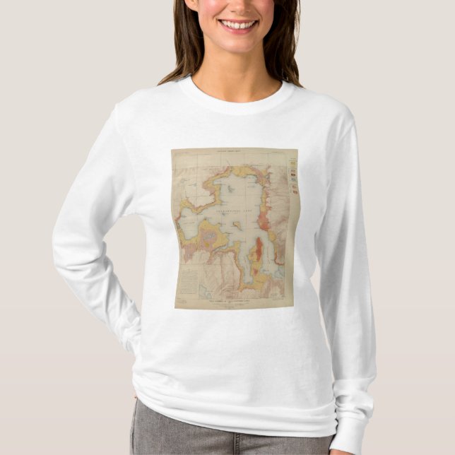 The Shores of Yellowstone Lake T-Shirt (Front)