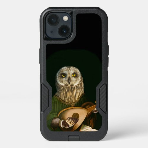 The Short_eared Owl and His Lute _ Cute Otter Box iPhone 13 Case