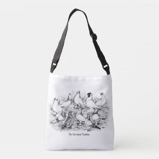 The Short-faced Tumbler Pigeons Crossbody Bag