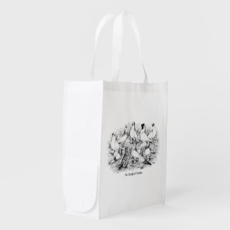 The Short-faced Tumbler Pigeons Grocery Bag
